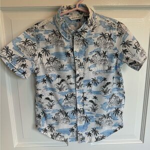 Janie and Jack short sleeved button down EUC size 5